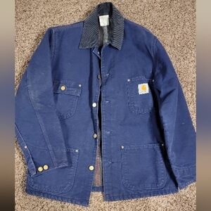Carhartt Blue Canvas Jacket
